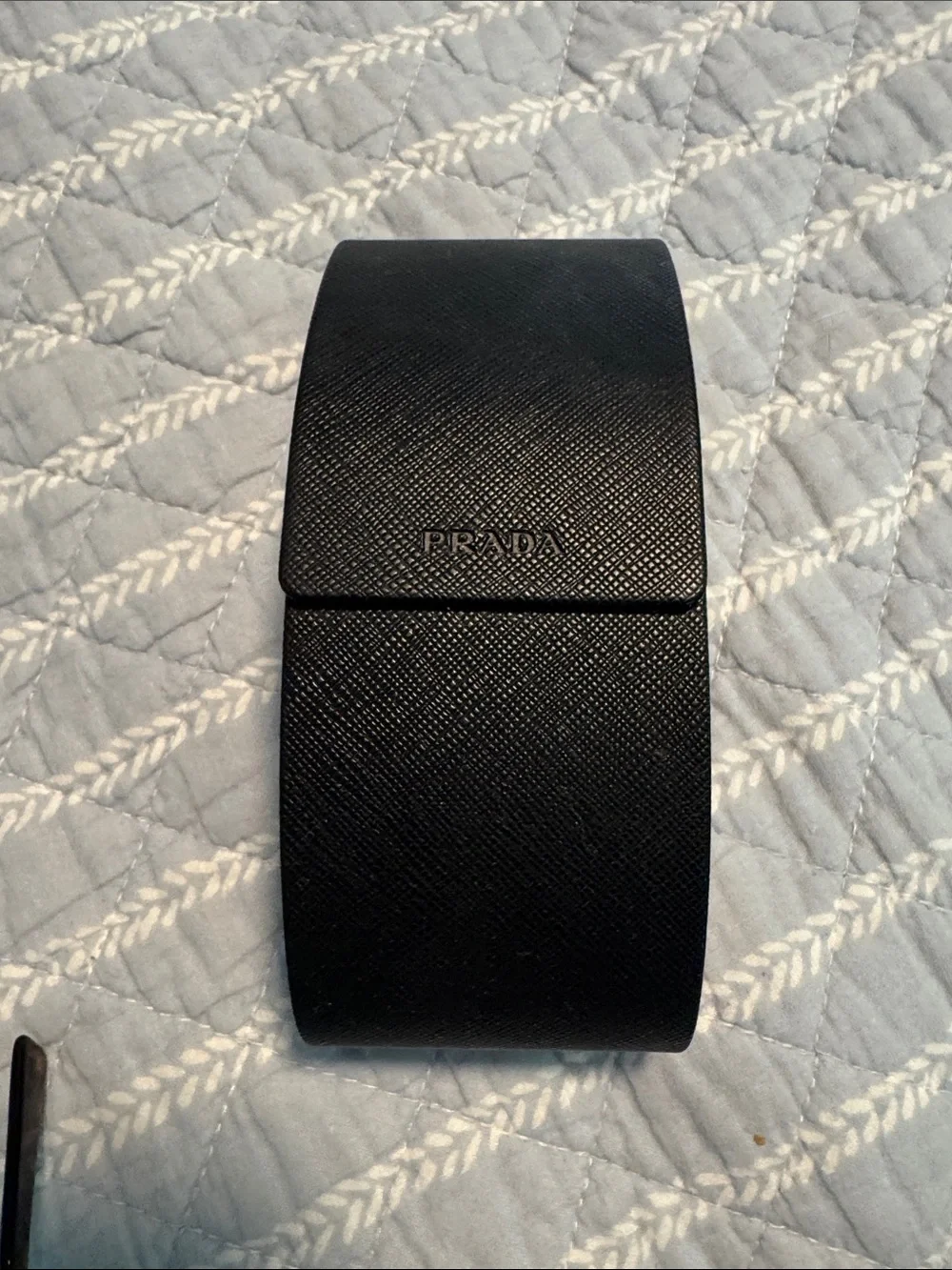 Prada Tortoiseshell Rectangular Sunglasses with Dark Lenses